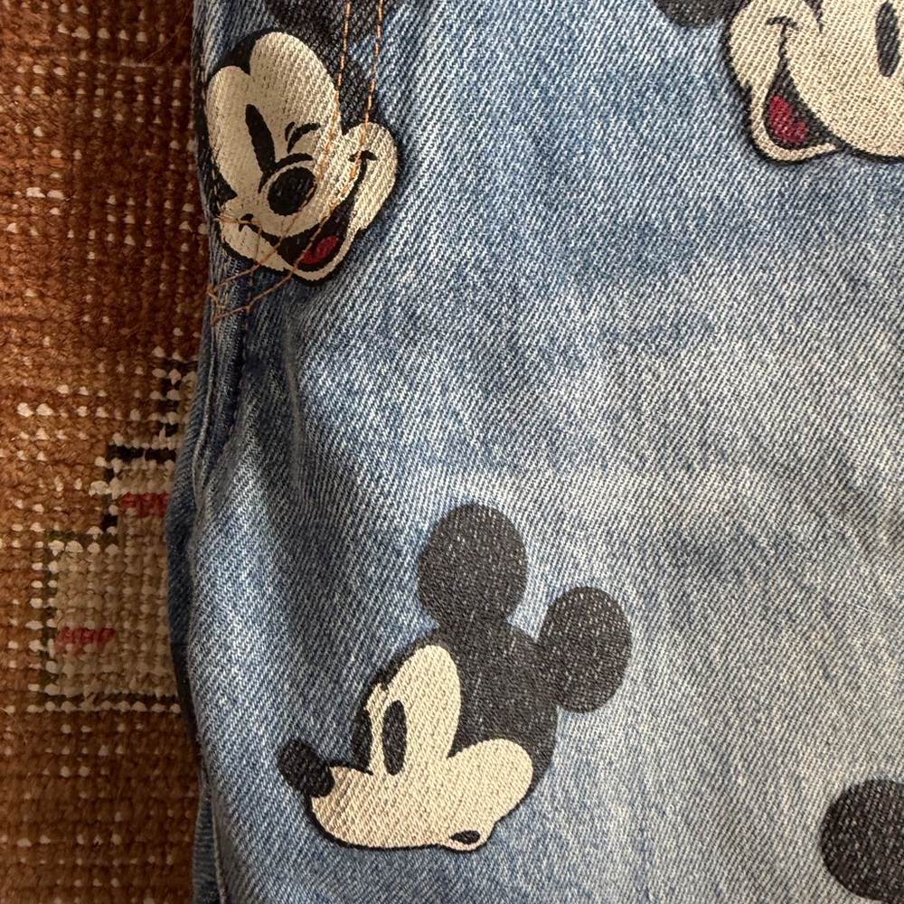Mickey Mouse X Levi’s 501 Disney Blue Jeans Collab Women’s Size W34 x L32 - Picture 11 of 11